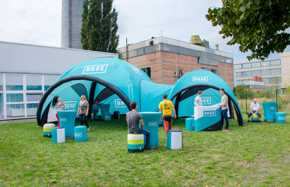 SQUARE Tende gonfiabili modulari Square per eventi aziendali