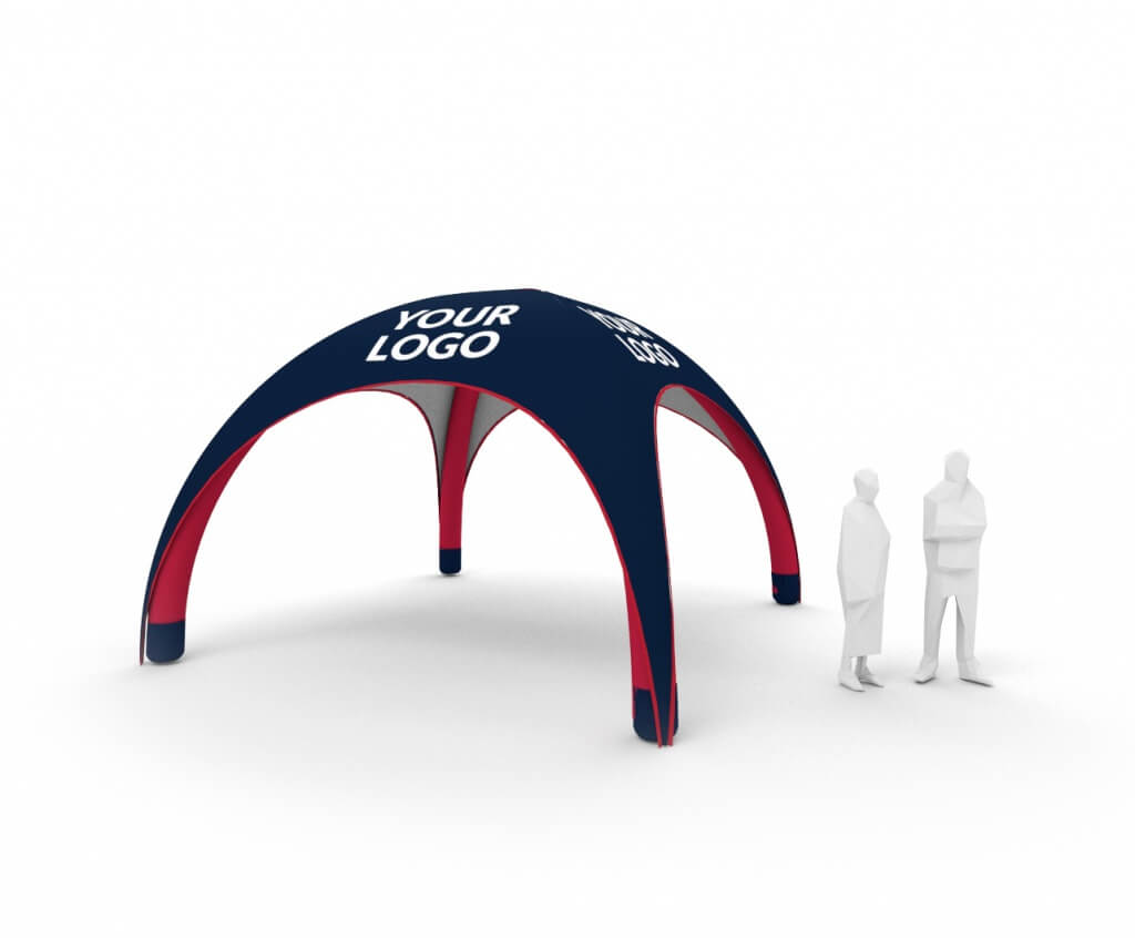 SIMULAZIONE 3D Simulazione 3D gratuita gazebi gonfiabili pubblicitario AXION