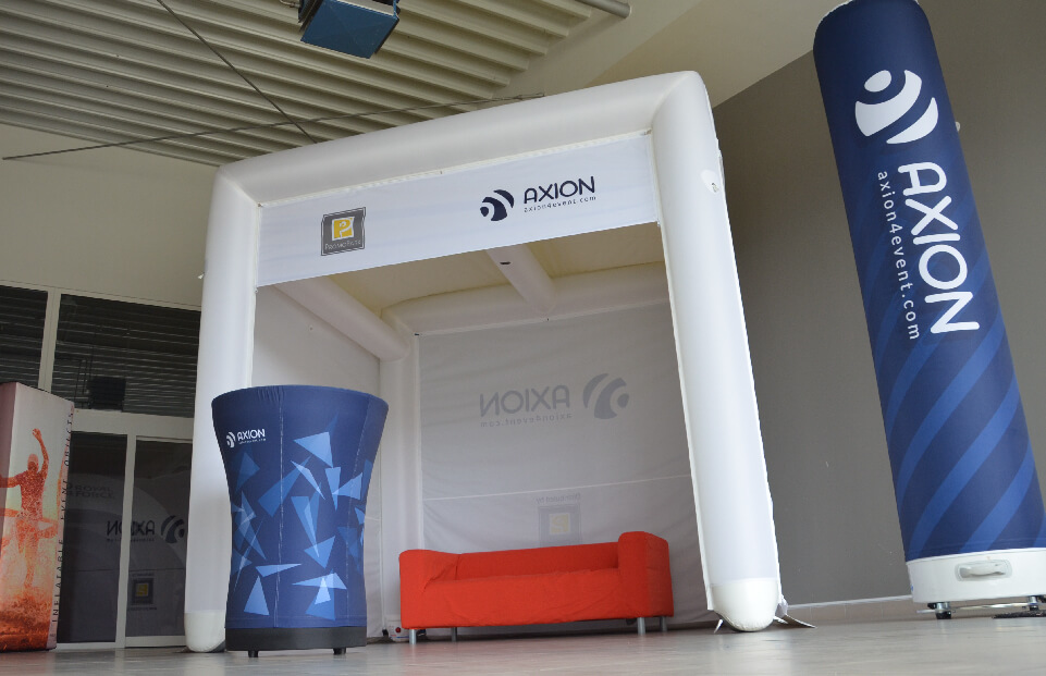 CUBE Tenda cubica per eventi gonfiabile a forma di cubo Axion Cube