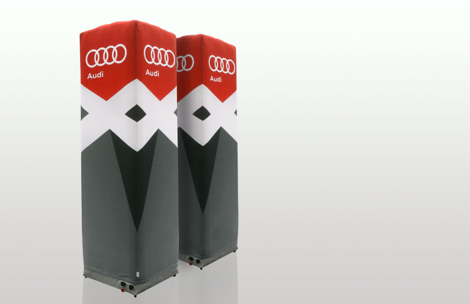 BLOCCO Totem gonfiabile gonfiabili personalizzati a forma di blocco AXION Block