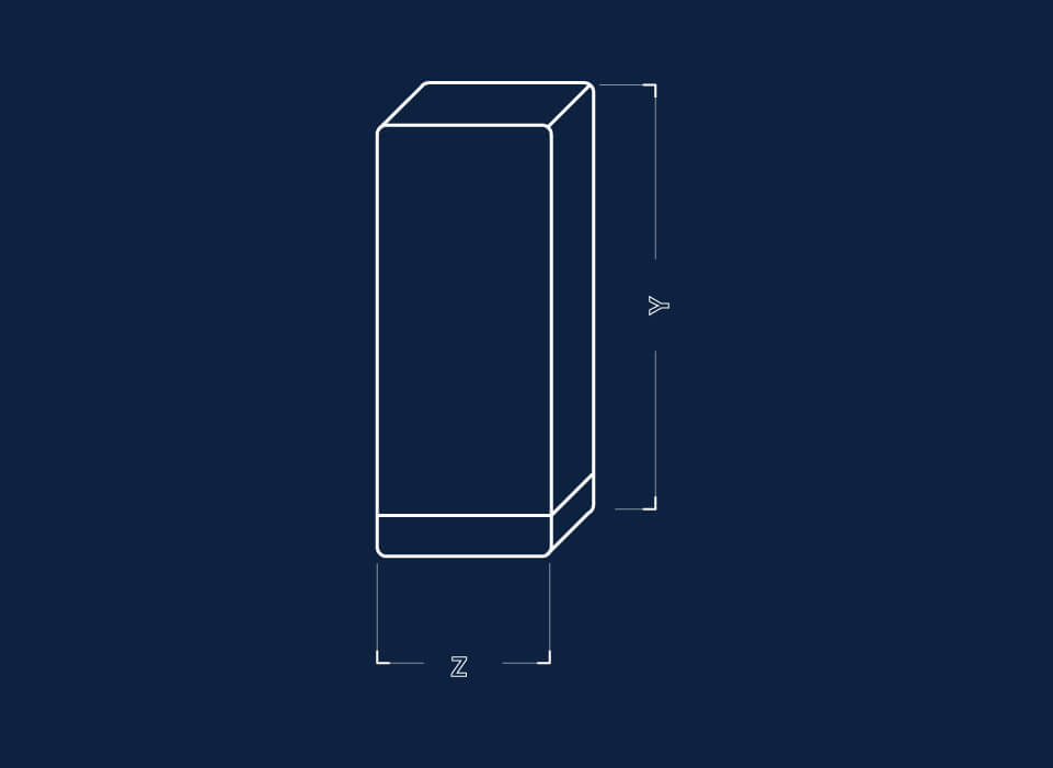 BLOCCO Schizzo di totem gonfiabili pubblicitari personalizzati AXION Block