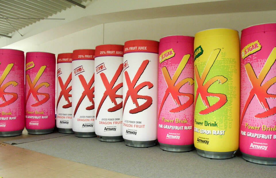 CAN Lattina gonfiabile promozionali di alta qualita Amway XS