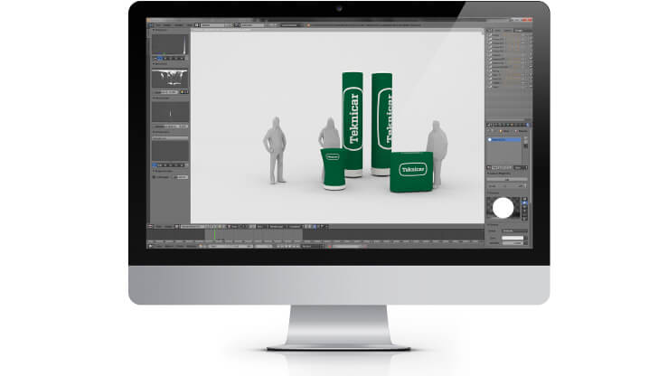 Axion Italy – tende gonfiabile e forme gonfiabile Simulazione 3D gratis per tuo Tende gonfiabile personalizzato.