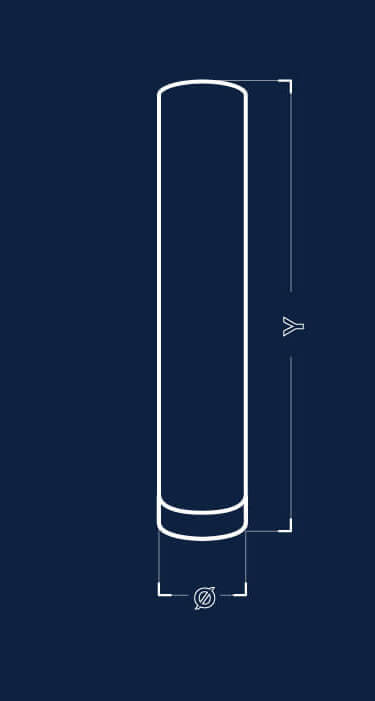 TUBO Dimensioni totem gonfiabile AXION